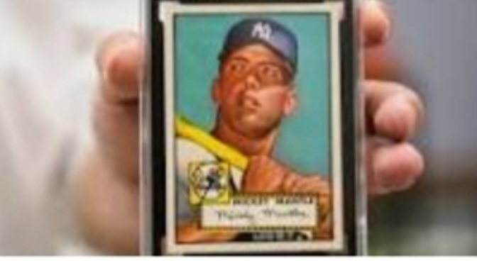 Your thoughts on how this guy who bought this card for fifty thousand dollars?