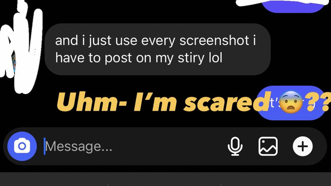 Please help why did this random girl/guy screenshot a picture of me then posted it on there story?