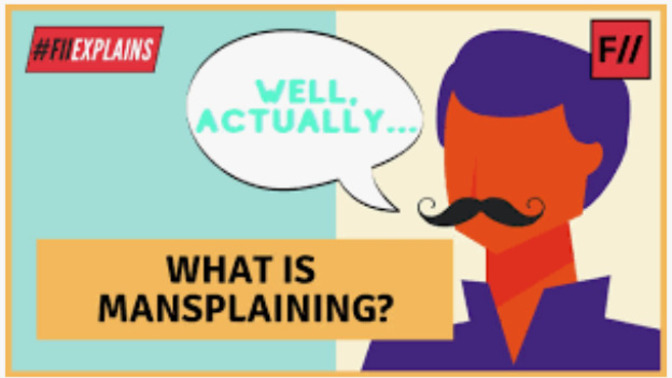 Mansplaining: how often is it accurately applied , or is it just an easy excuse to afford the real facts?