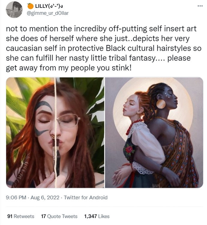 Should it be illegal for White people to draw Black people in games, animations or comics?