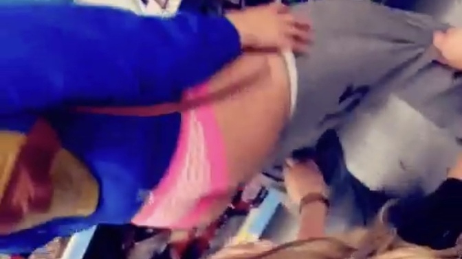 Why do girls/women pants each other in public (pantsed or pulling pants down)?