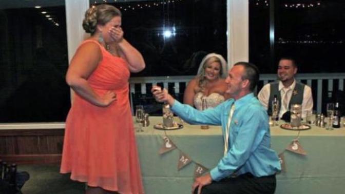 What would you do if someone proposed on your wedding day?