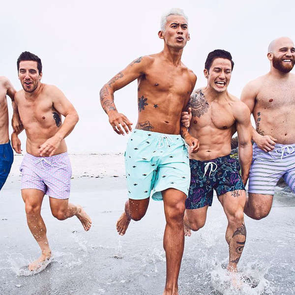 Swim briefs at the beach?