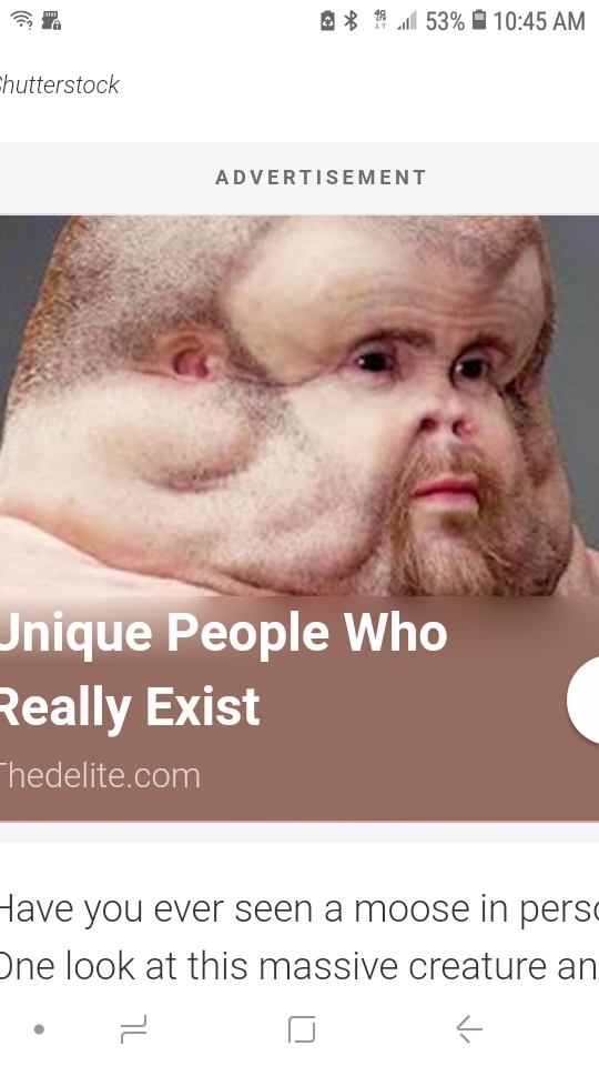 If you seen one of these people in public which would be hard to believe you seen them?