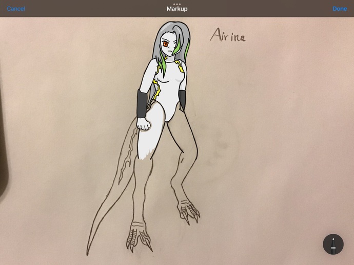 Obviously not done yet, but AAAAAAAAAAAAAAAAAAAAHO. And for the record, she is NOT a “dinosaur whore”. She is Airina