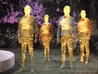 If you saw about 3-5 people phase into existence like in Star Trek right in front of you, what would you do?