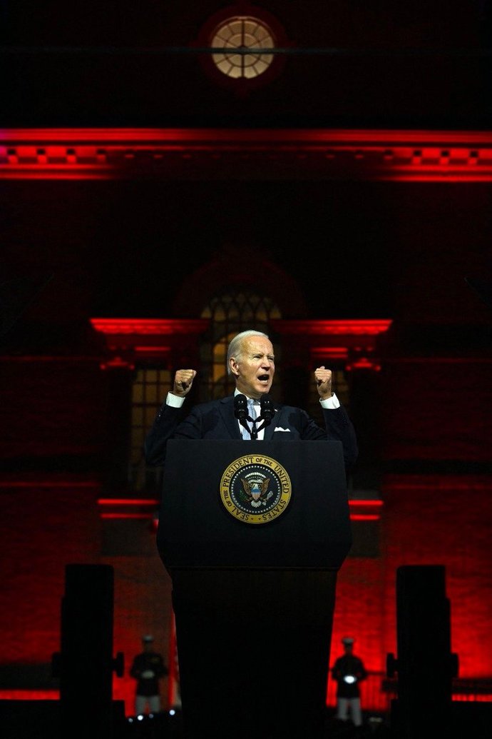 What do you think about President Biden declaring war on all republicans and Donald Trump?