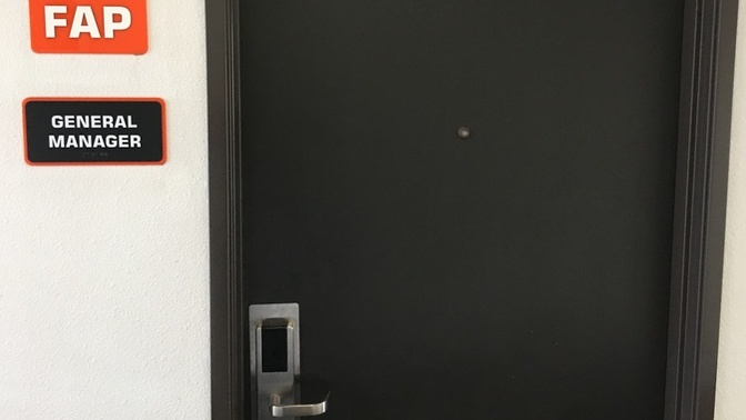 What do you think happens behind this door 🤔?