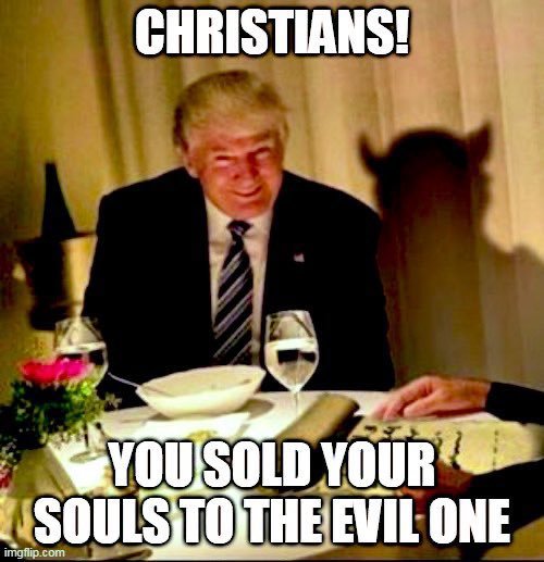 Would you question a professing Christian faith or genuinity of it if they vote for Donald Trump to be their leader?