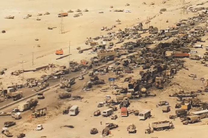 Was the Highway of Death or the Bulldozer Assault from the 1991 Gulf War more brutal?