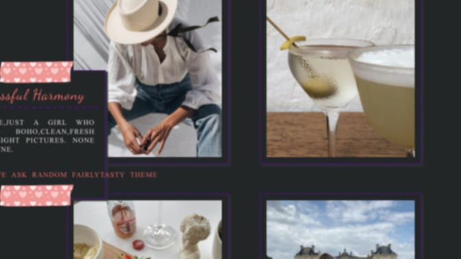 What are your thoughts on tumblrs or IGs promoting their glamorous life?
