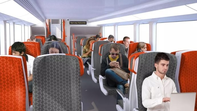 Do you avoid sitting backwards on a train?