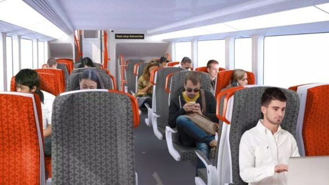 Do you avoid sitting backwards on a train?