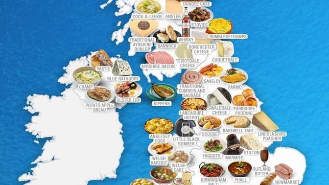 British food is the best in the world but where would you crash your plane?