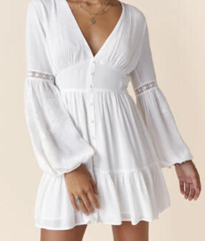 Which dress for a VERY casual date (we will meet @water fountain directly after I swim, so it must be light that fits easy into my back pack)?