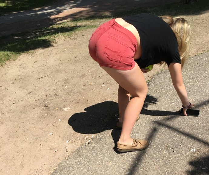 How much would you bend over for?