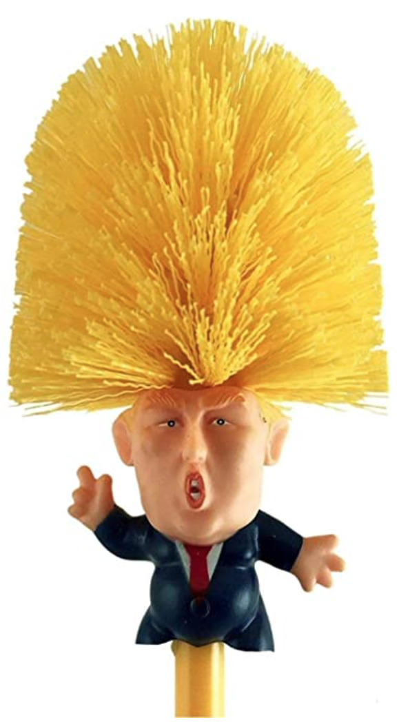 would you rather have the statue or the toilet brush?
