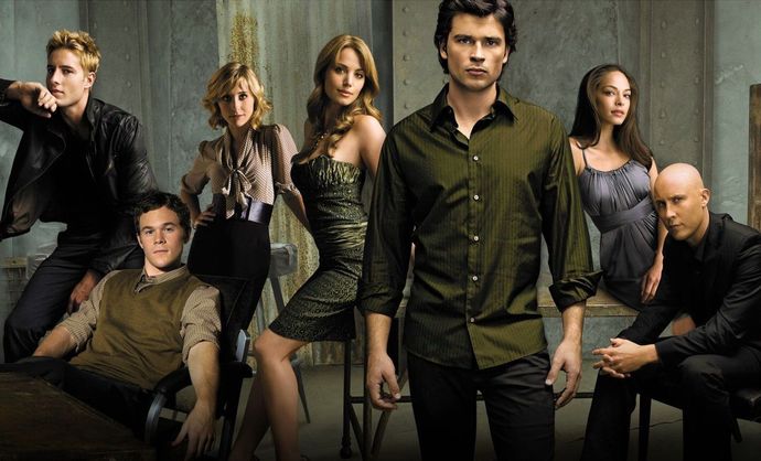 Smallville. Please ignore the blonde in the back. We try not to talk about her.