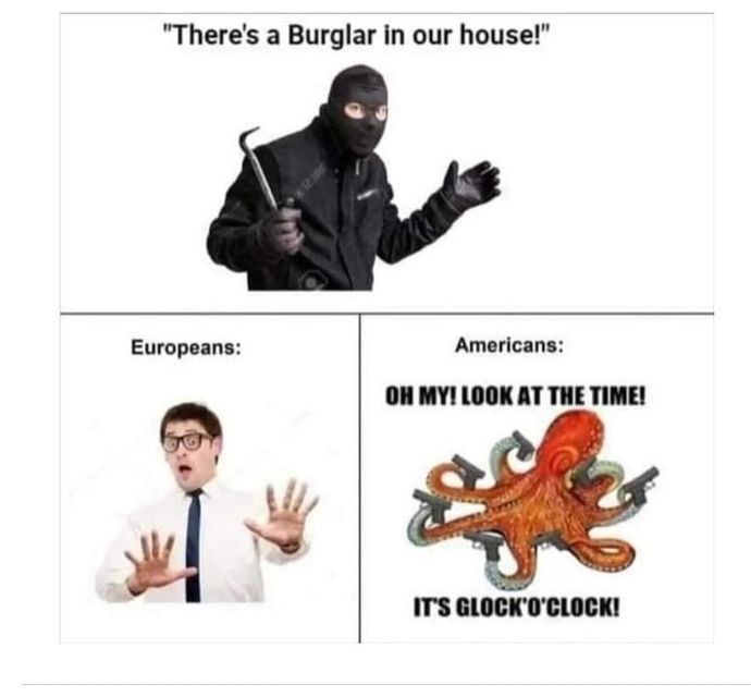 What do European people do to burglars?