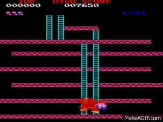 If a giant gorilla stole your partner and went up to the top a of a construction site and tossed barrels at you what would YOU do?