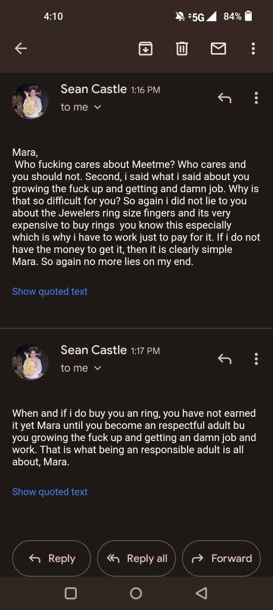 After 10 years of him cheating and also been caught talking to other females on-line dating website ; Does it give him rights to say I need to earn?