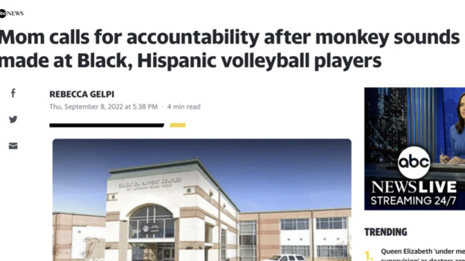 How's this racist? It was just monkey sounds, right?