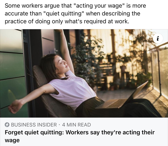 When it comes to leaving a job, is it better to quiet quit, act your wage, two weeks notice or just leave if you are underpaid for the work you do?