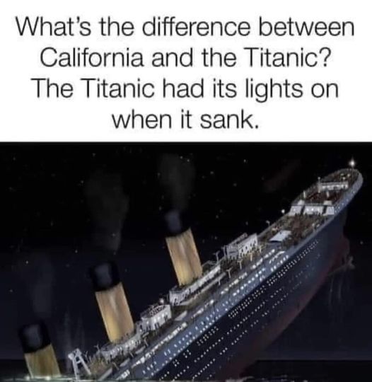 What was the difference between the Titanic and California?