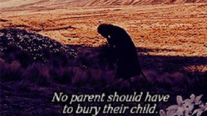 What do you say to a parent who had lost a child?