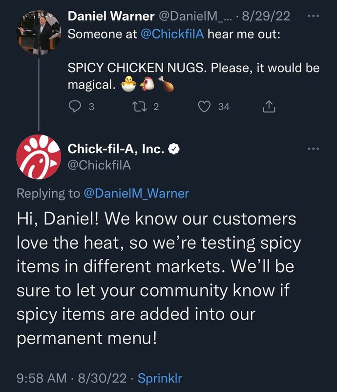 Is Chick Fila in trouble for this tweet? Should it be?