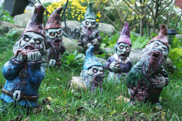 Flesh eating zombie gnomes attack what do you do?
