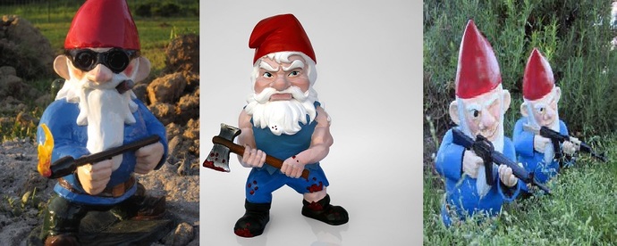 Flesh eating zombie gnomes attack what do you do?