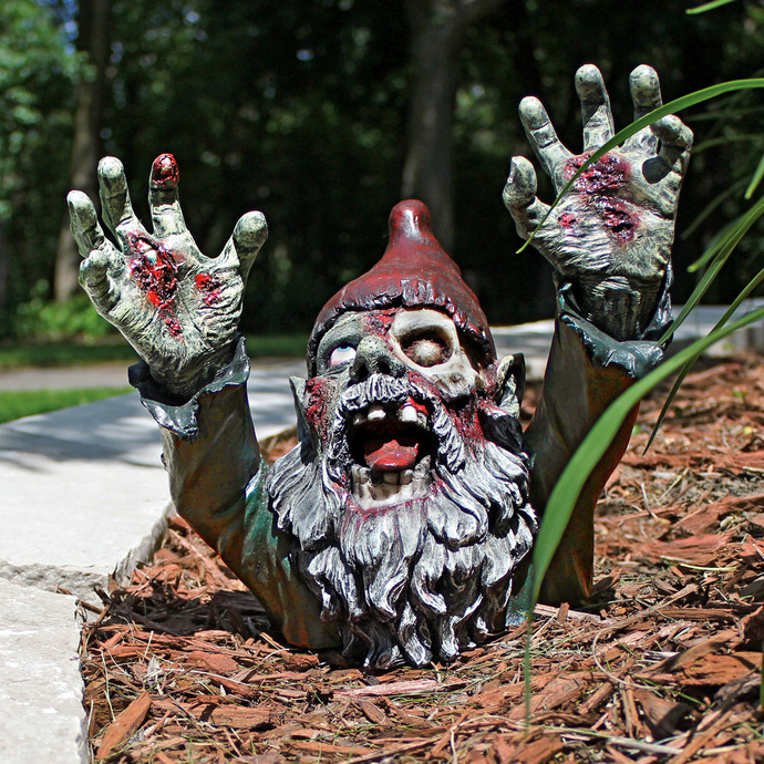 Flesh eating zombie gnomes attack what do you do?