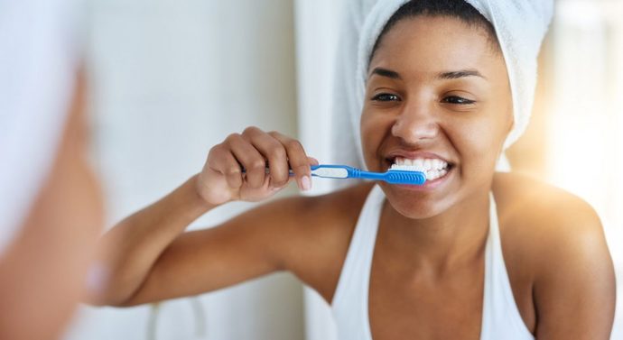 How many times do you brush your teeth per day?