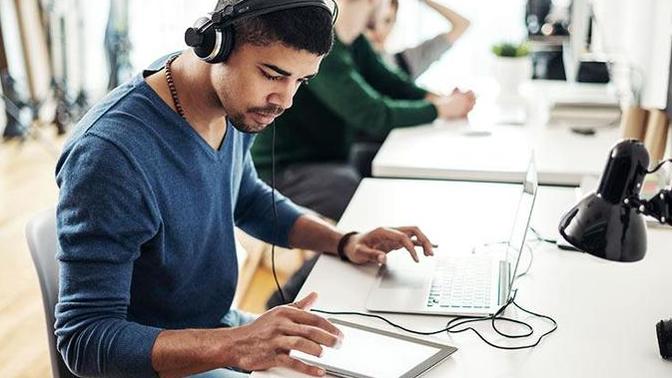 Do you prefer to listen to music or podcasts when at work?