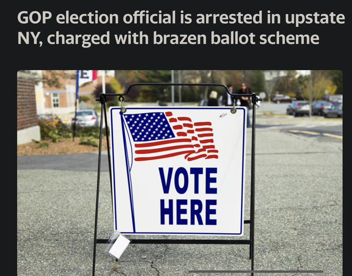 My god…Another Voter Fraudster…on the Right?