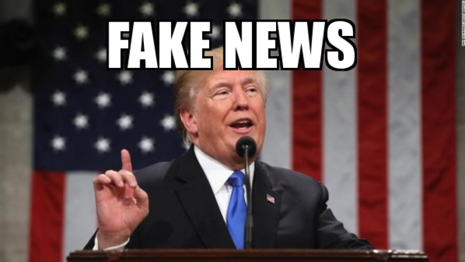 For the person who always squawked "FAKE NEWS" - created his own "FAKE NEWS"?
