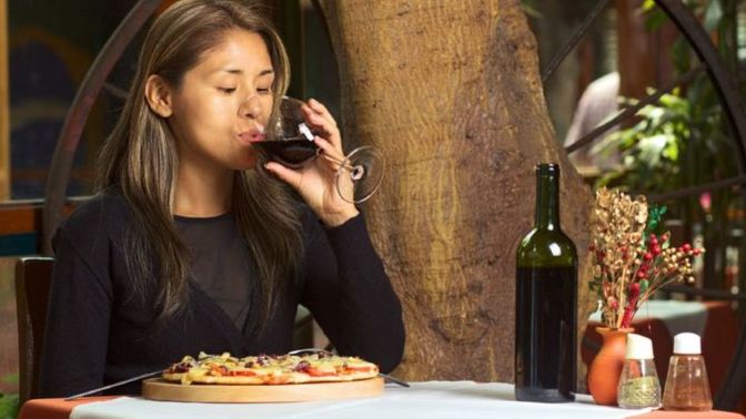 If you see a female eating alone in a cafe/restaurant, what are your first thoughts out of the two?