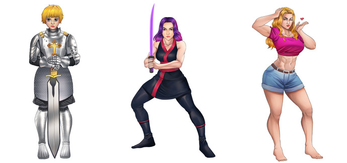 "Three Badass Heroines"