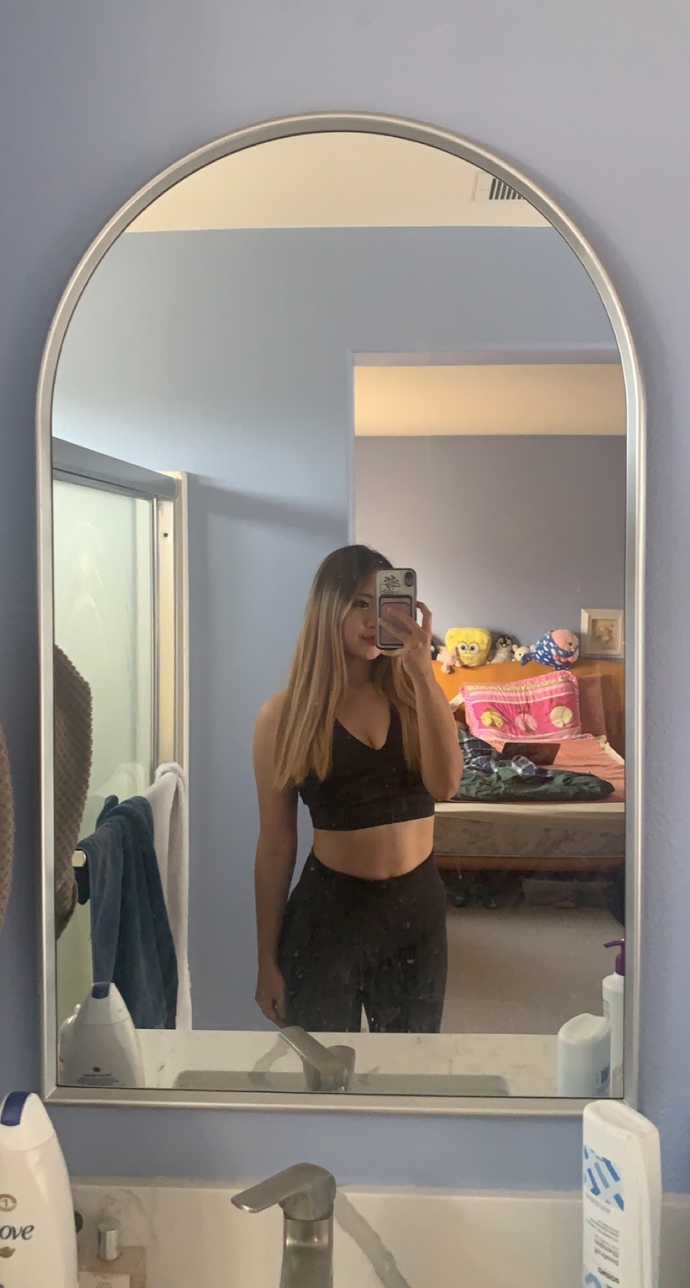 Why are my abs barely showing?