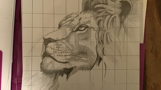 Finally, ever since May of this year…. I finished the T-Rex portrait?