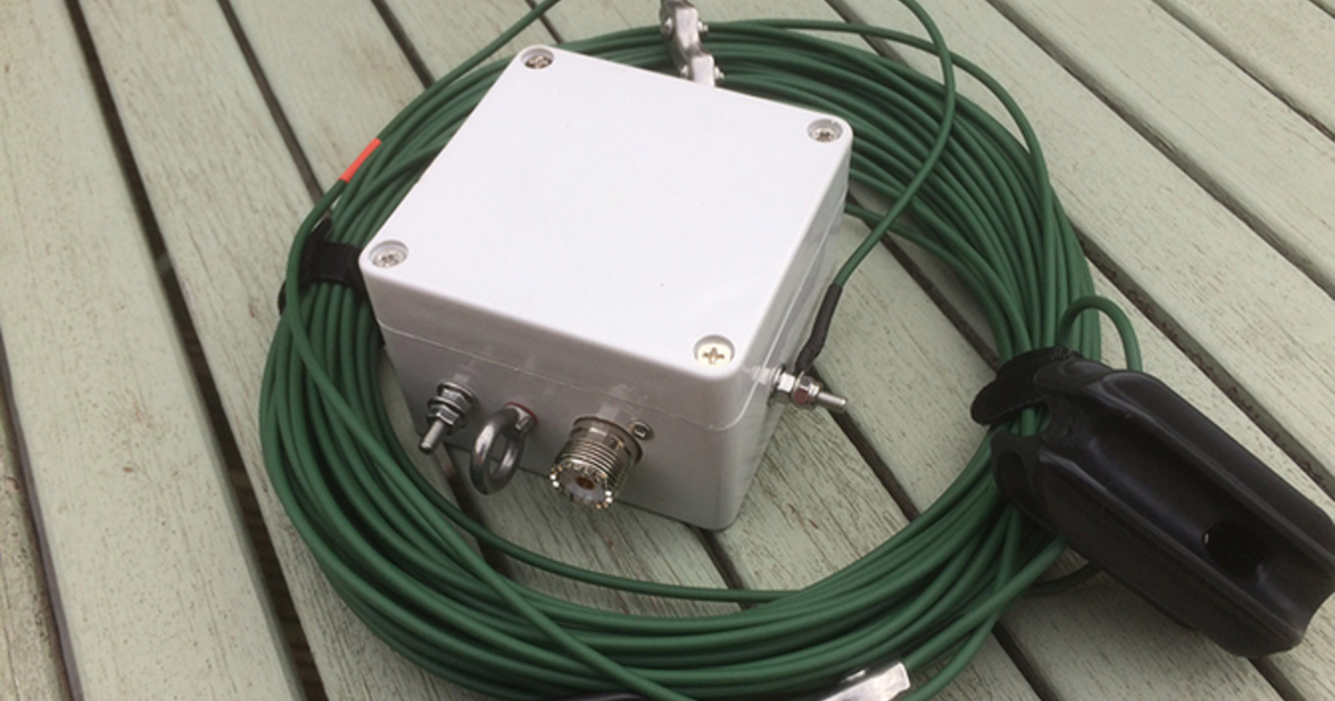 Amateur radio people, How would you install a 124 foot 160 meter wire ...