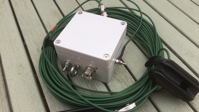 Amateur radio people, How would you install a 124 foot 160 meter wire end feed antenna?