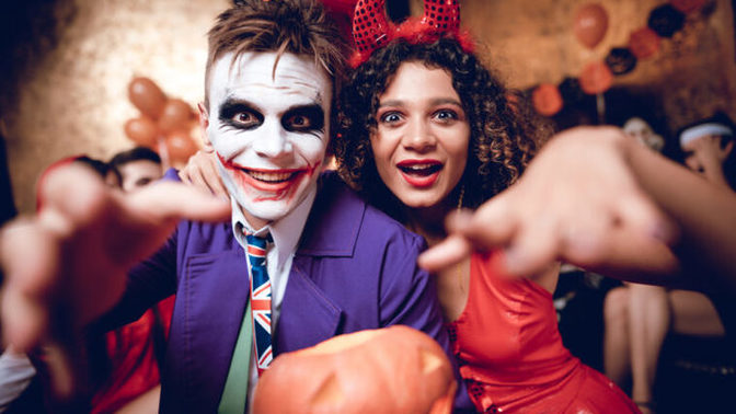What holloween costume at a costume party is most attractive to see on a guy?