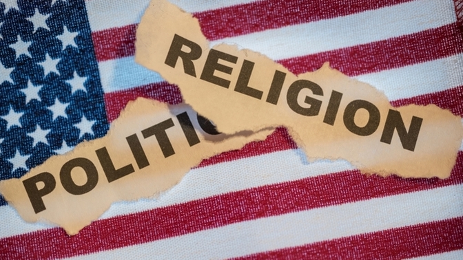 Do you think one's religion must match their politics or are those two things different, why, why not?