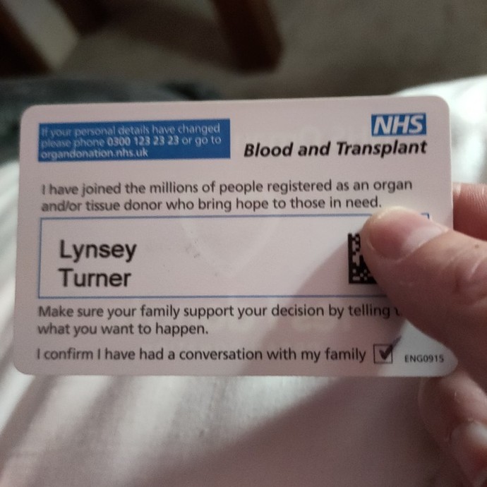 What are your thoughts on organ donation?