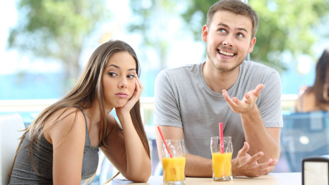 What is the one thing that will make you turn around and walk out on a first date?