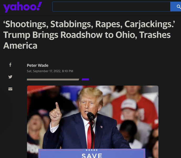 So is it cool to trash America just for politics?