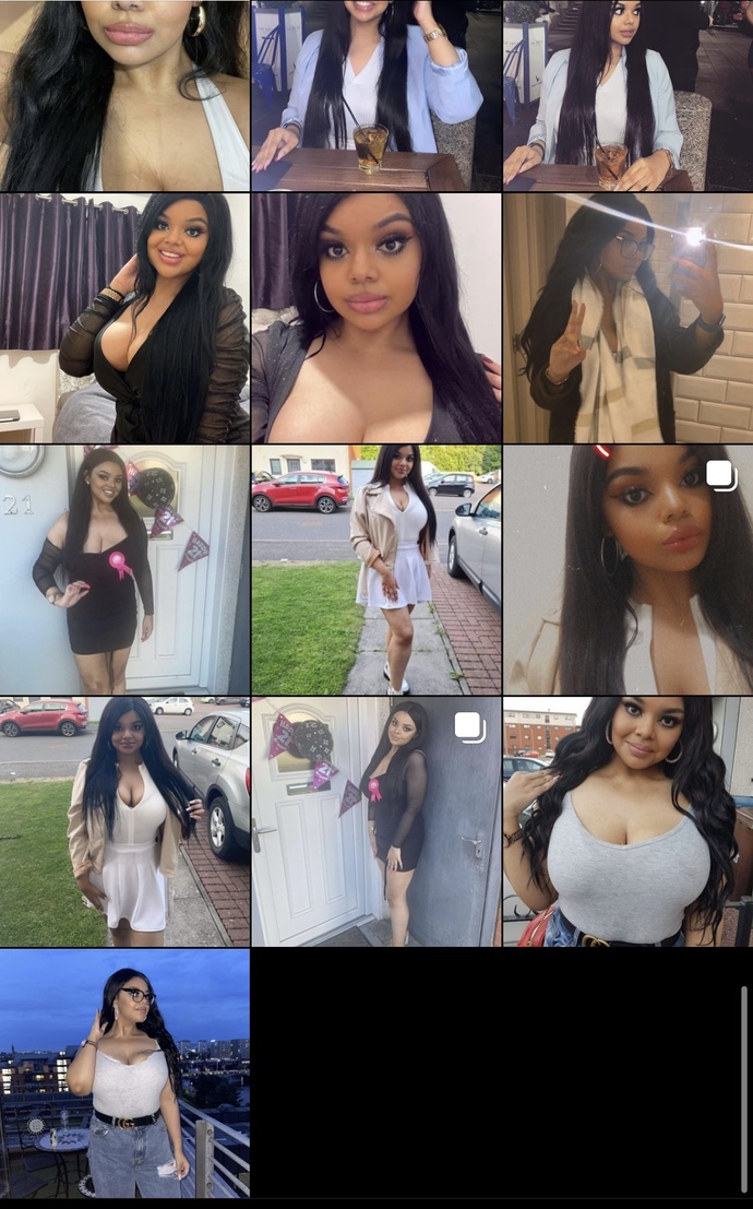 What kind of vibe does her Instagram give?