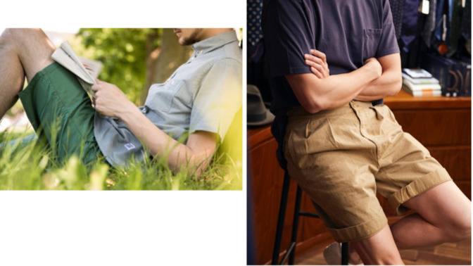 Am I the only one who thinks that shorts above the knee look really awkward on men?